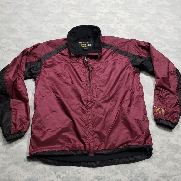 Mountain Hardwear Jacket Womens 10‎ Full Zip Nylon Outdoors Travel Windbreaker - Picture 1 of 11